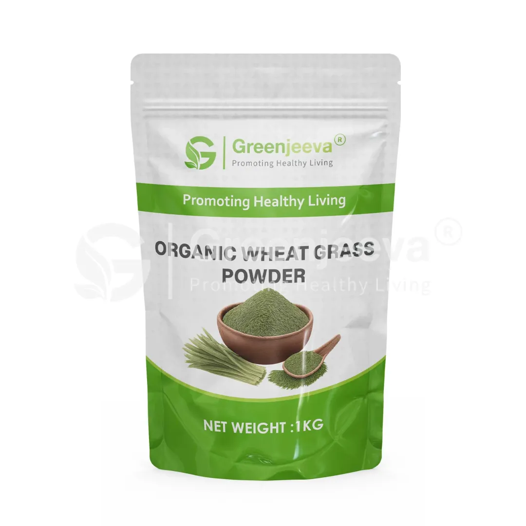 Organic Wheat Grass Powder Pouch Organic Wheat Grass Powder Pouch
